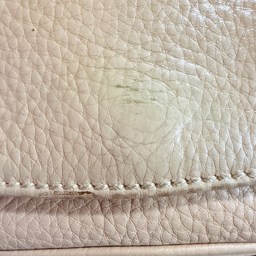 Vintage Coach Sonoma crossbody bag bone pebbled leather w/fabric interior - Picture 13 of 13